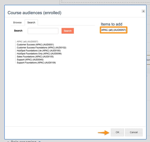 Enroll an Audience in a Course or Program_screenshot 2