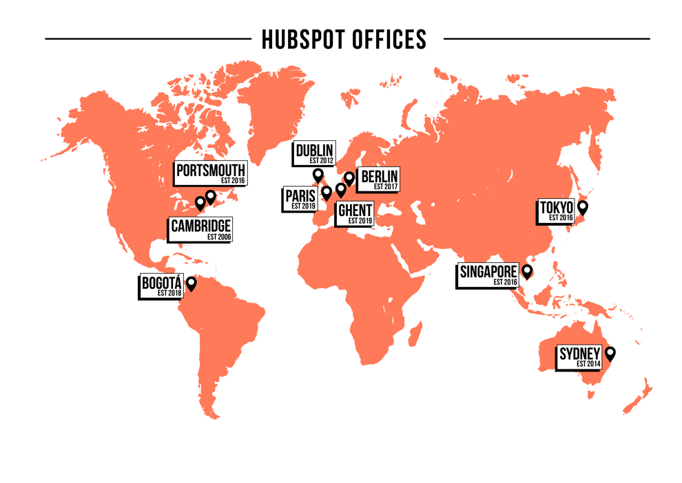 hubspot office map